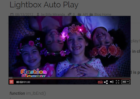 Lightbox Auto Play
